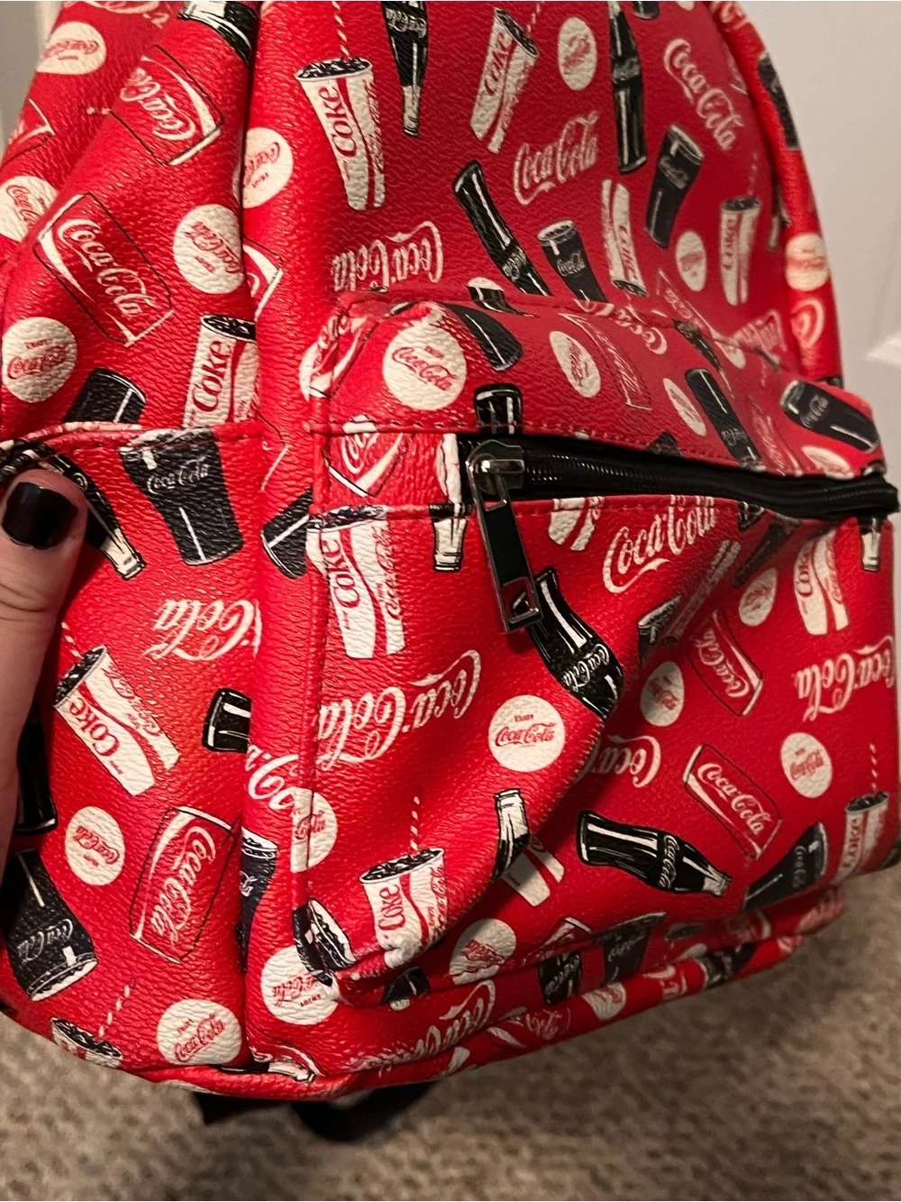 Coca-Cola Red Logo  Mini Backpack